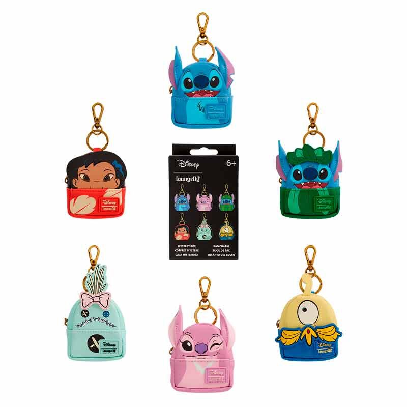 Llavero mini mochila Mystery Stitch Disney Loungefly surtido_0