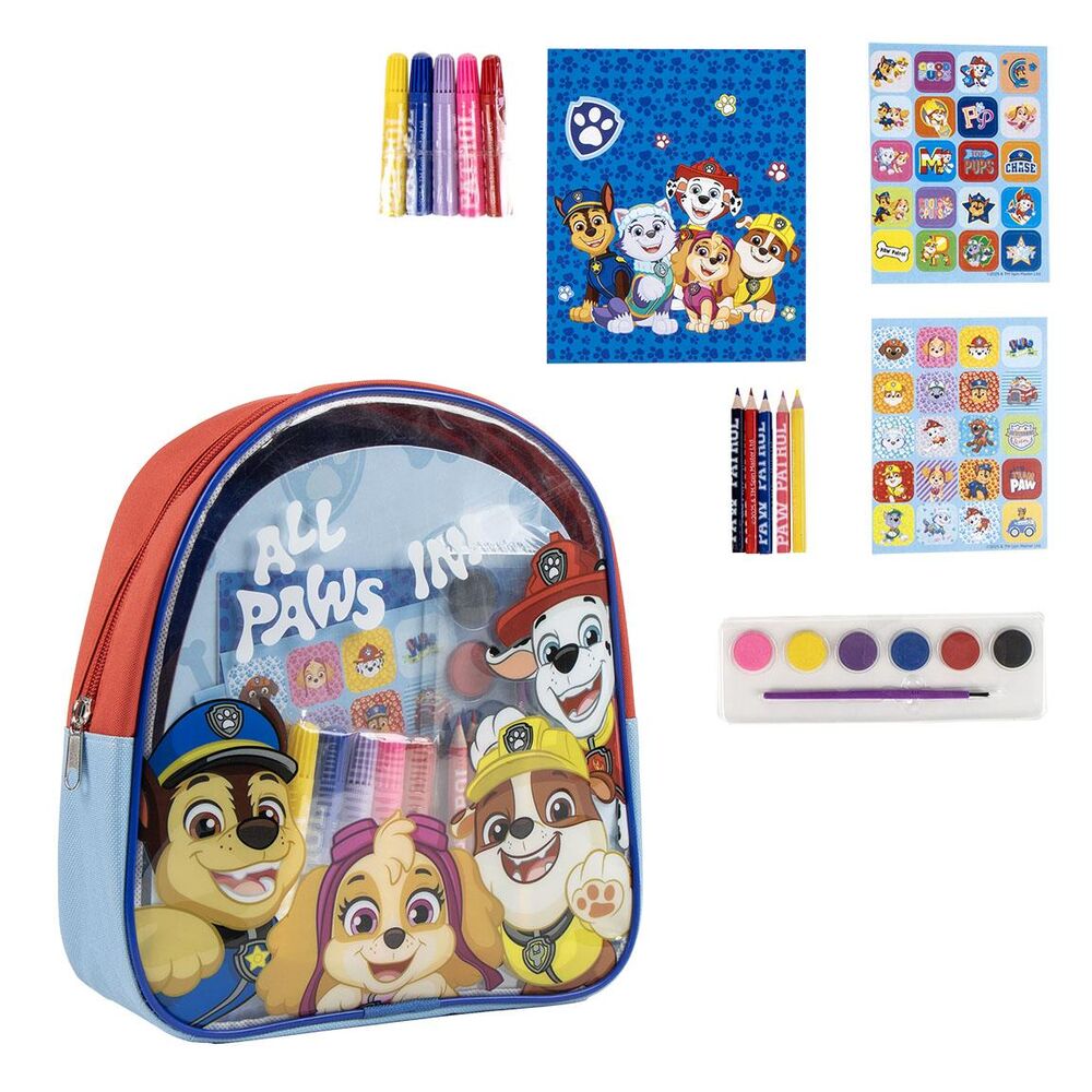 Set papeleria mochila Patrulla Canina Paw Patrol_0