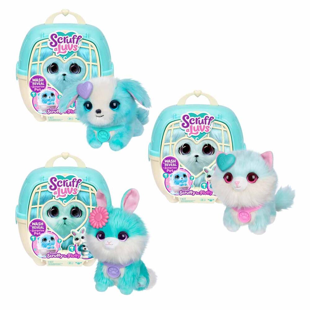 ScruffaLuvs - Pet Scruffs Einzelpack Blau, Kuscheltier_0