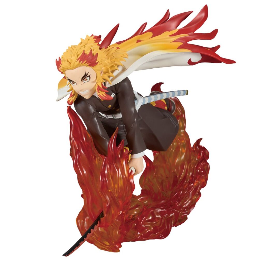 Figura Kyojuro Rengoku Vibration Stars Demon Slayer Kimetsu no Yaiba 14cm_0