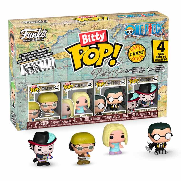 Blister 4 figuras Bitty POP One Piece Usopp_0