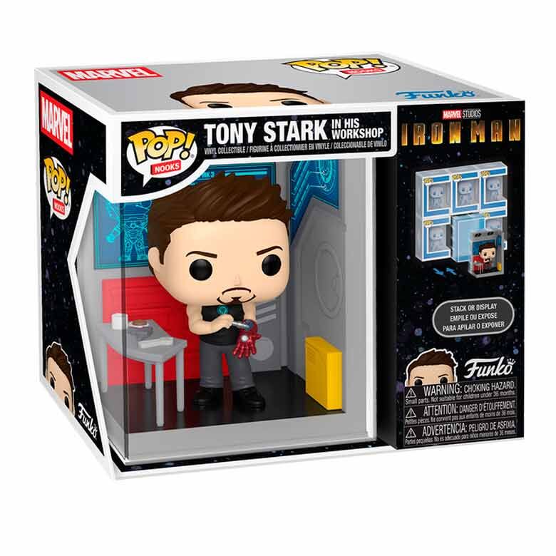Figura POP Nooks Marvel Tony Stark in His Workshop_0