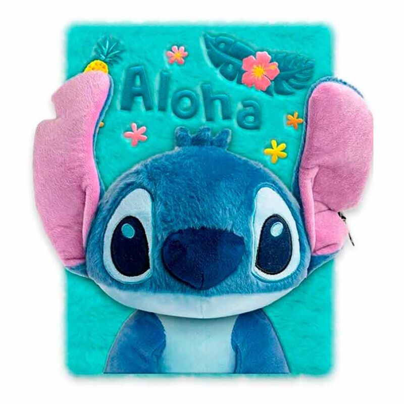Diario secreto peluche 3D Stitch Disney_0