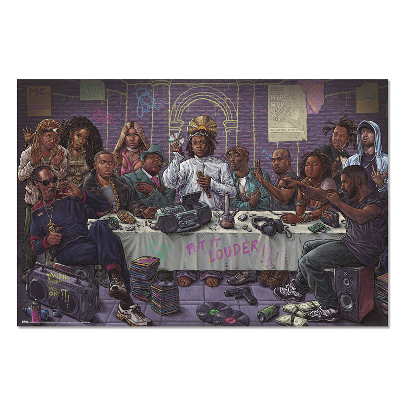 Poster La Ultima Cena Hip Hop_0