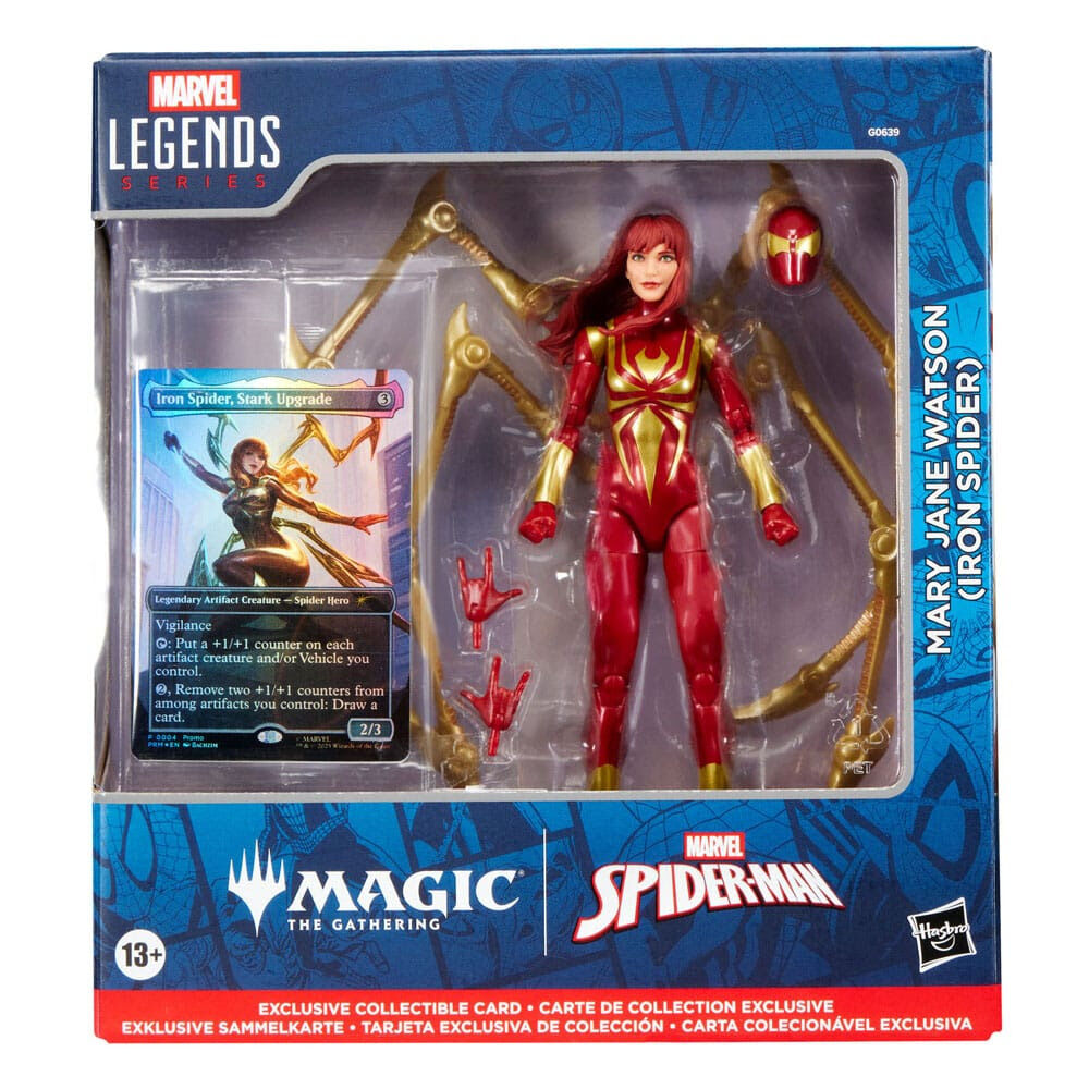 Figura Mary Jane Watson Iron Spider Magic The Gathering Spider-Man Marvel 15cm_0