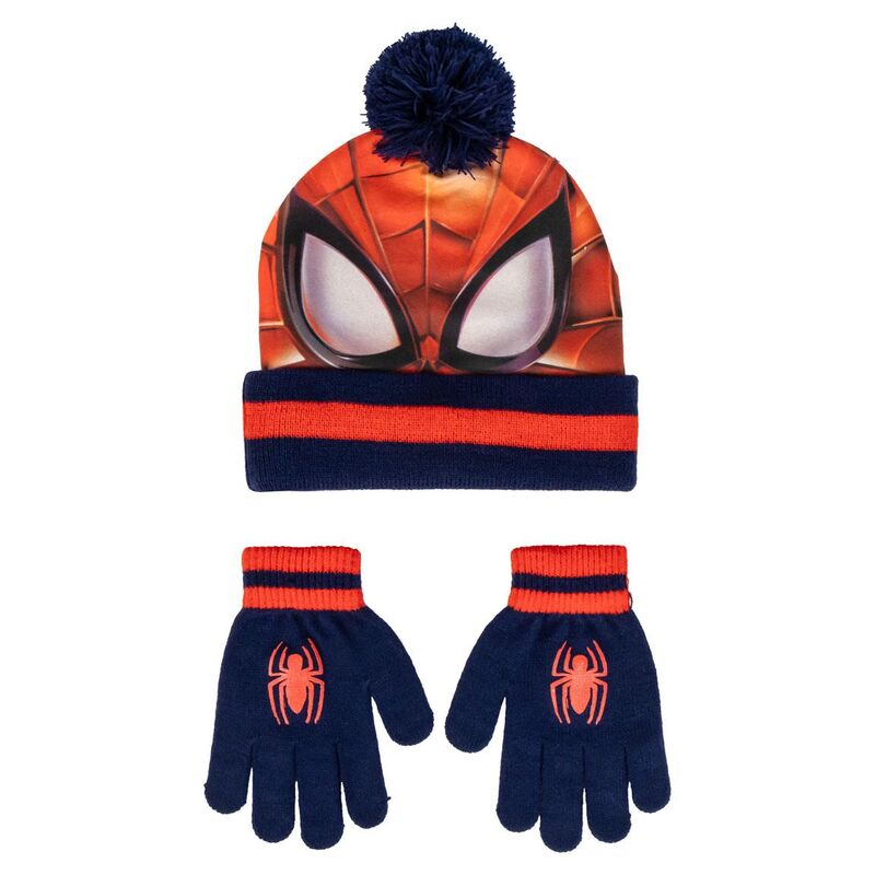 Set gorro y guantes Spiderman Marvel_0