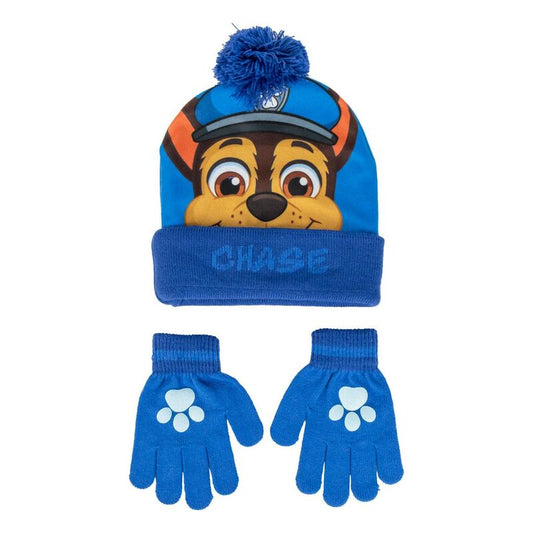 Set gorro y guantes Chase Patrulla Canina Paw Patrol_0