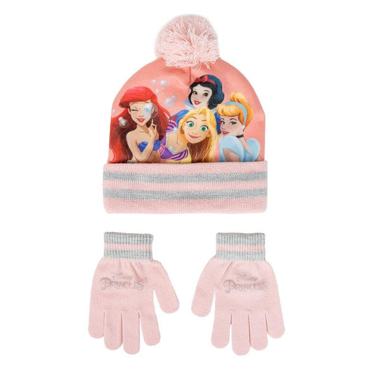 Set gorro y guantes Princesas Disney_0