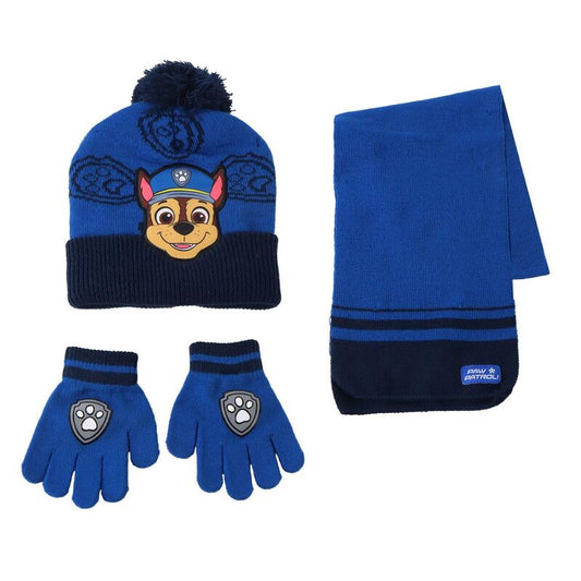Conjunto gorro guantes braga cuello Patrulla Canina Paw Patrol_0