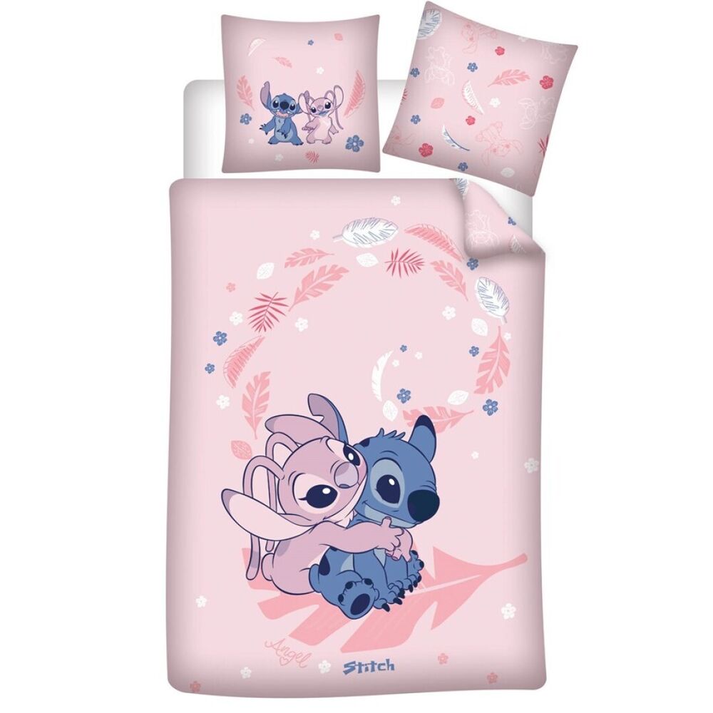 Funda nordica Angel & Stitch Disney cama 90cm policotton_0
