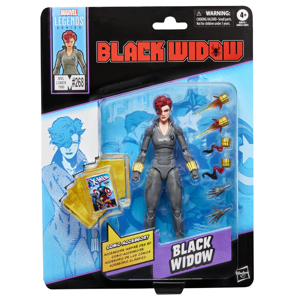 Figura Viuda Negra Black Widow Marvel Legends Series 15cm_0