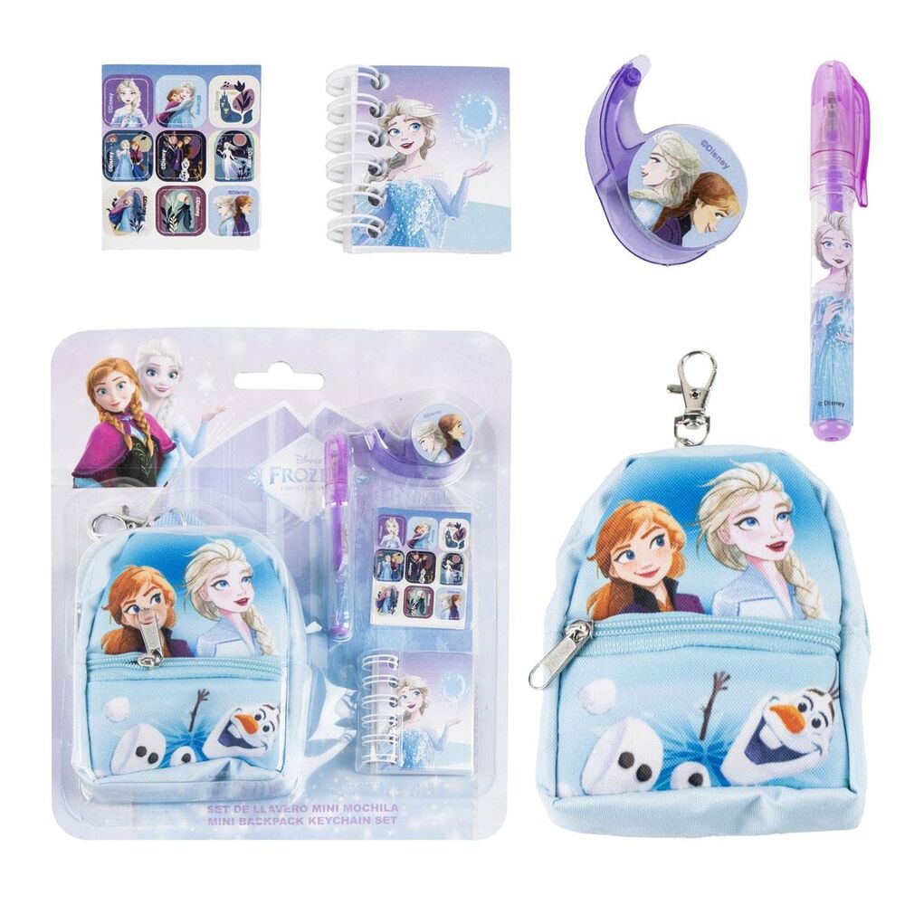 Set papeleria Mini Mochila Frozen Disney_0