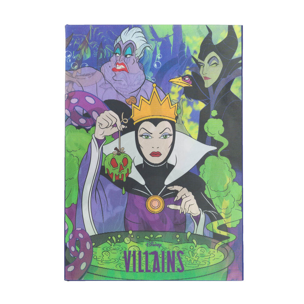 Cuaderno A5 Lenticular Villanas Disney_0