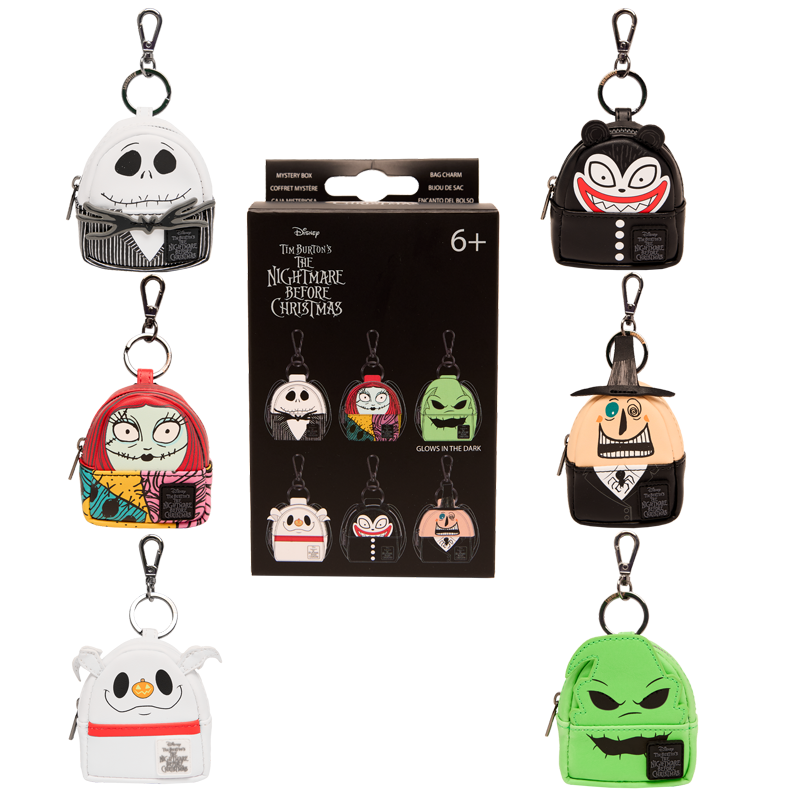 Llavero mini mochila Mystery Pesadilla Antes de Navidad Disney Loungefly surtido_0