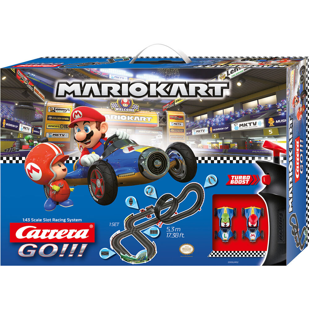Carrera GO!!! Mach 8 - Slot Car Nintendo Mario Kart / Vermelho e Branco_0