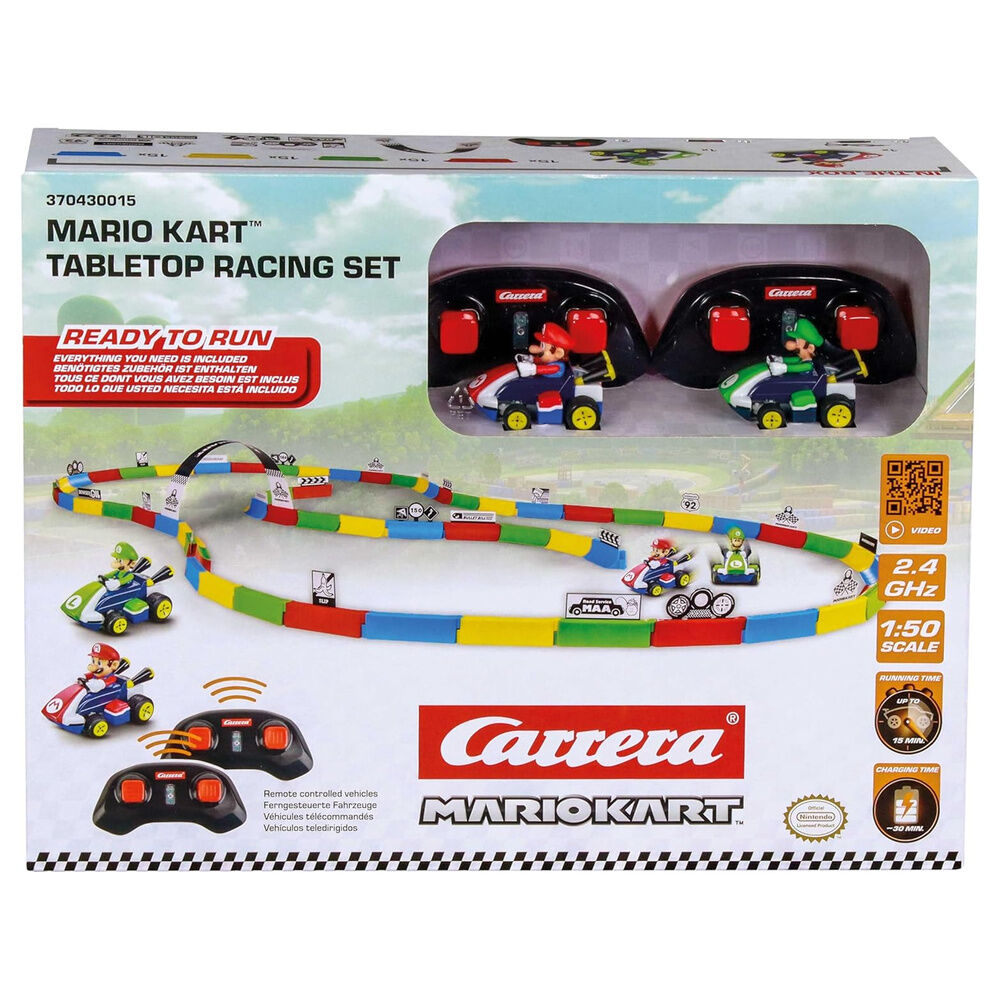 2,4GHz Mario Kart Tabletop Racing Set - Mario & Luigi, RC_0