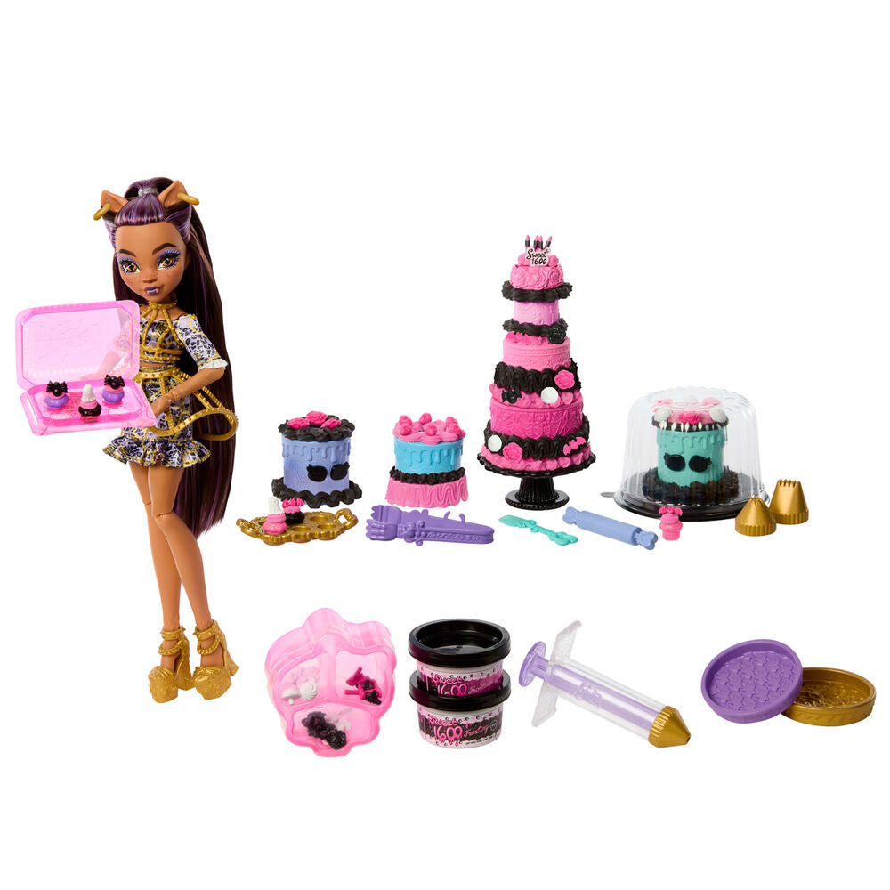 Monster High schaurig schöner Geburtstag Kuchen Set, Puppe_0