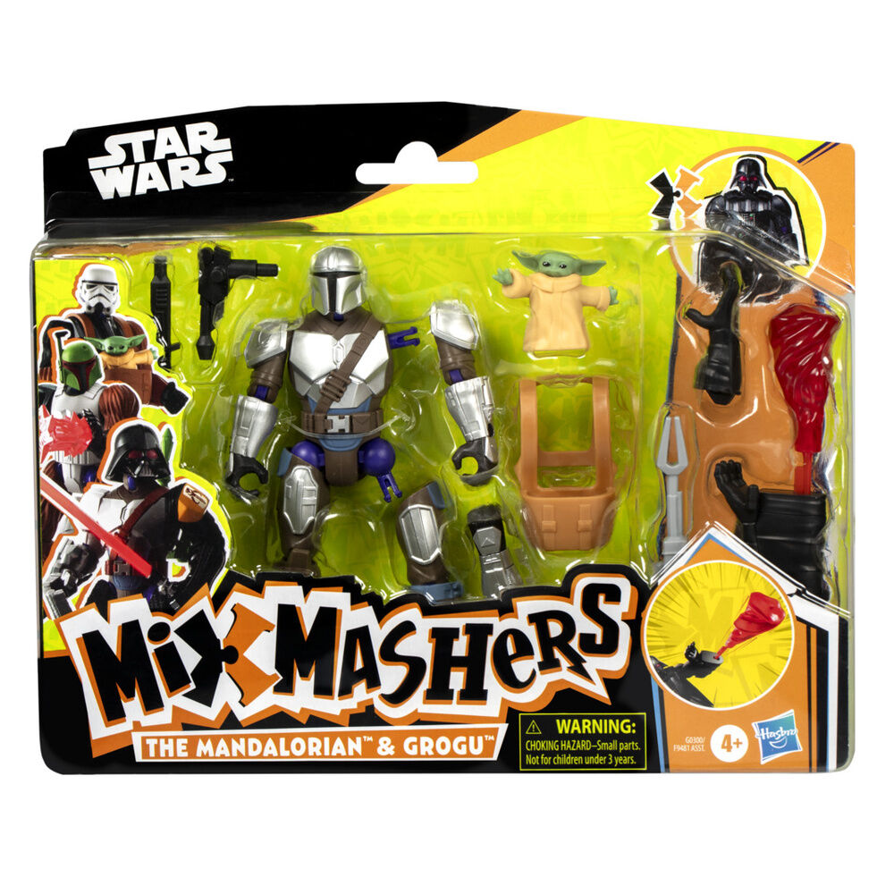 Figura The Mandalorian & Grogu Deluxe Mix Mashers Star Wars 12cm_0