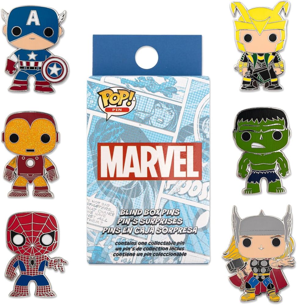 Blind Box Mystery Enamel Pin Marvel Loungefly surtido_0