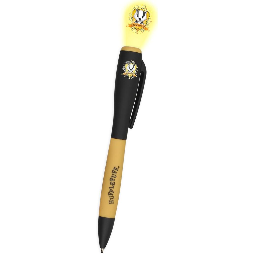 Boligrafo proyector luz Hufflepuff Harry Potter_0
