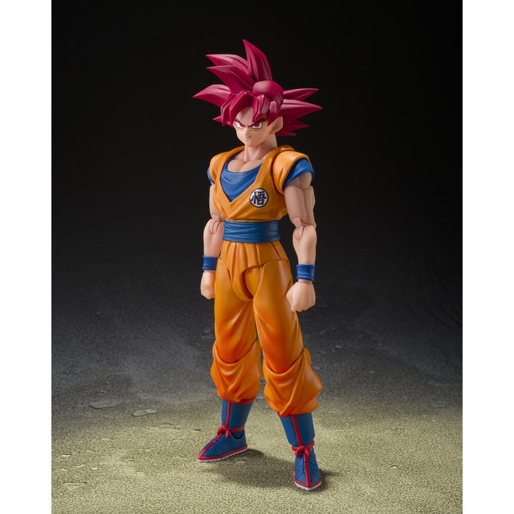 Figura S.H.Figuarts Super Saiyan God Son Goku God Aura Dragon Ball Super 14,5cm_0