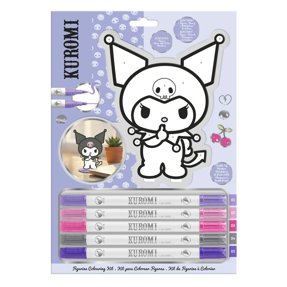 Set colorear Kuromi Hello Kitty_0