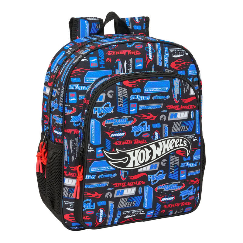 Mochila Hot Wheels 38cm adaptable_0