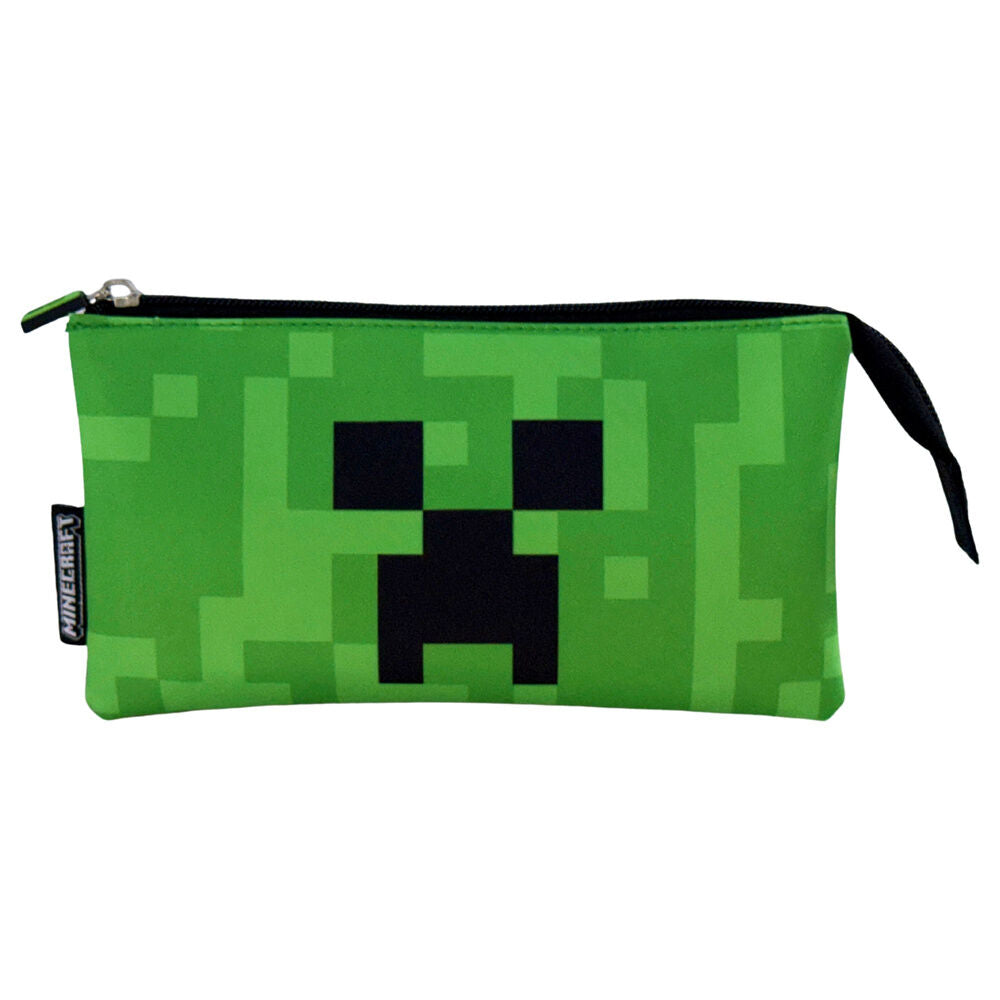 Bolsa cremallera Face Minecraft triple_0