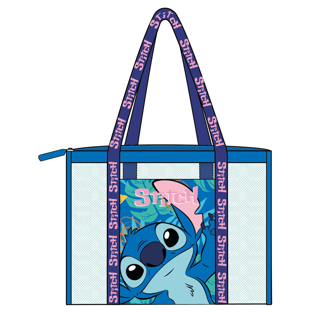 Bolsa playa rejilla Stitch Disney_0