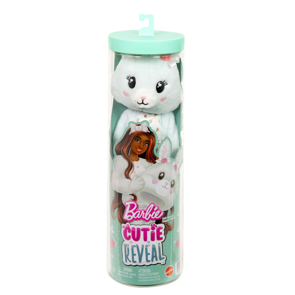 Muñeca Conejito Menta Cutie Reveal Lazos Dulces Barbie_0