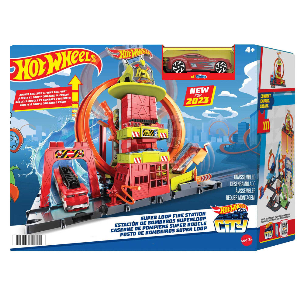 Estacion de Bomeros Hot Wheels City_0