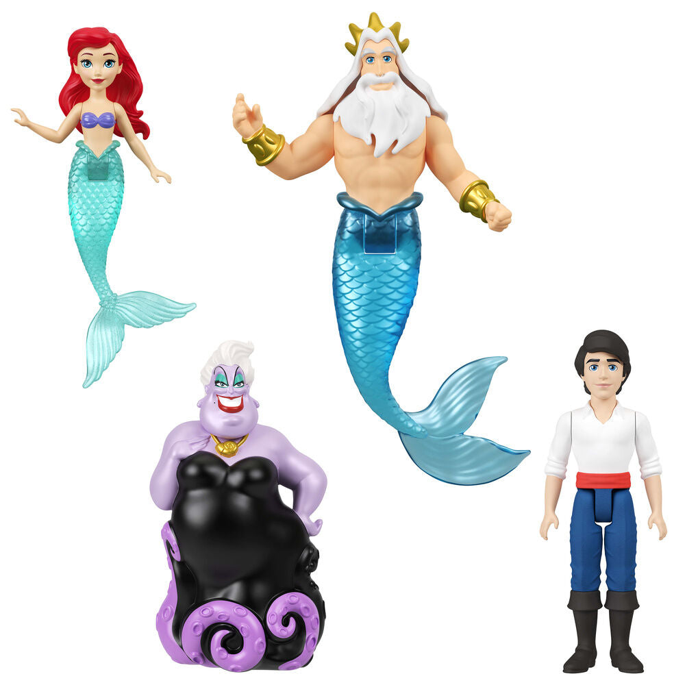 Blister 4 figuras La Sirenita Disney_0