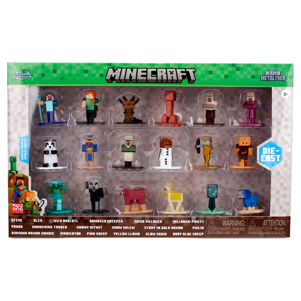 Blister 18 figuras Minecraft 4cm_0
