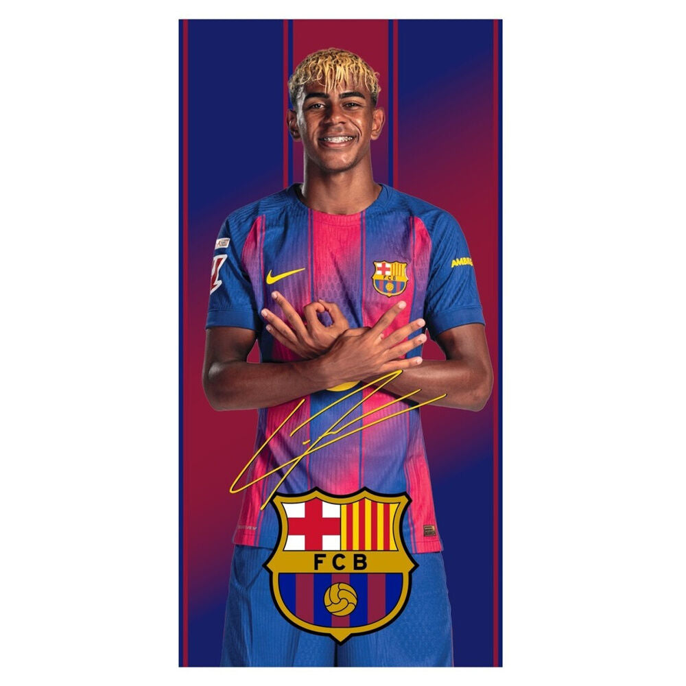 Toalla Lamine Yamal F.C Barcelona microfibra_0