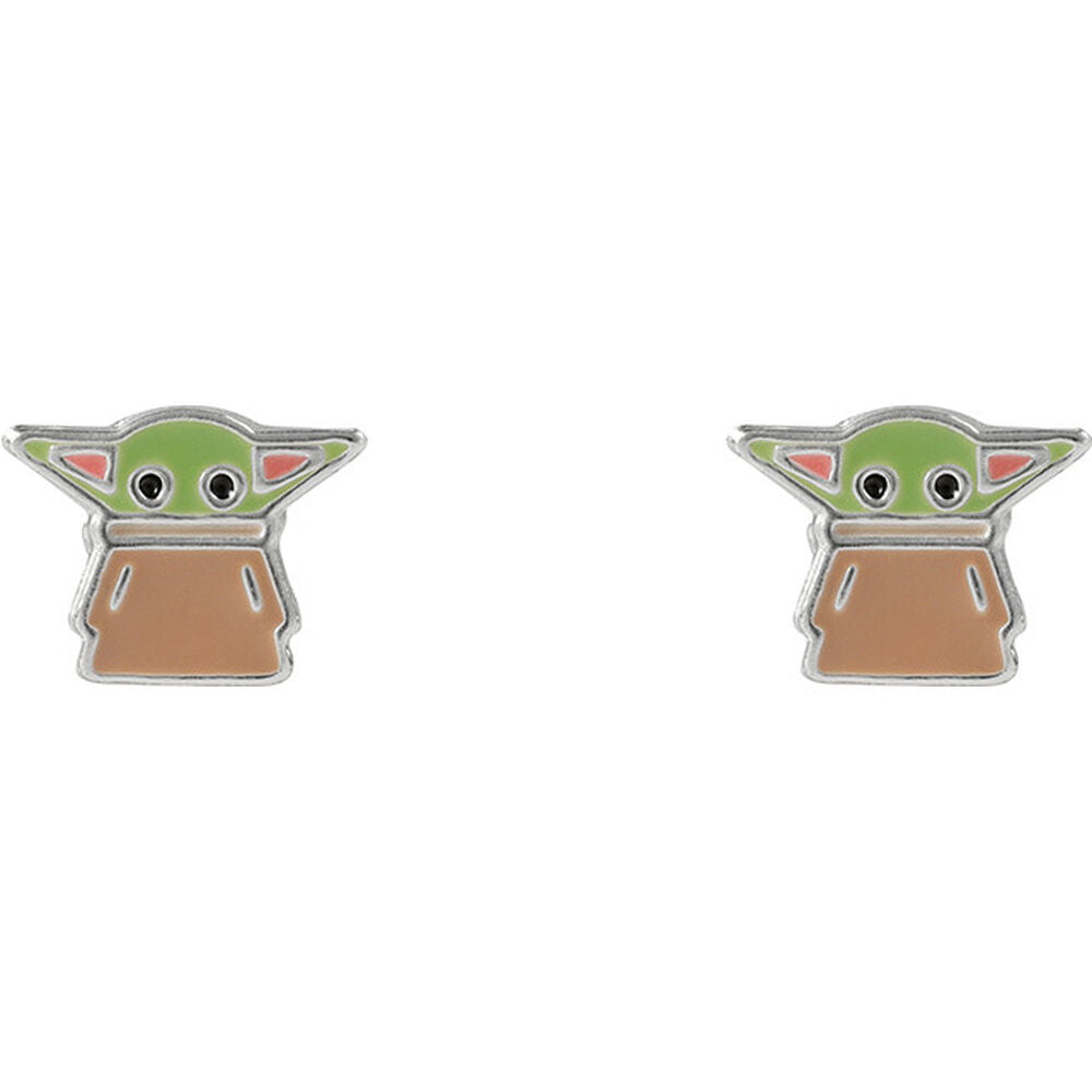 Pendientes Grogu The Mandalorian Star Wars plata_0