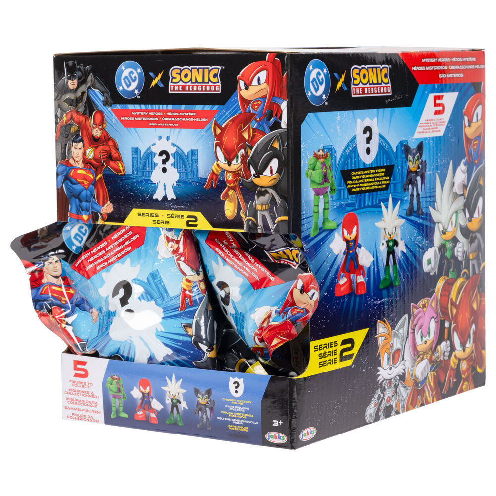 Sobre sorpresa figura Sonic The Hedgehog x Dc Comics 4cm surtido_0