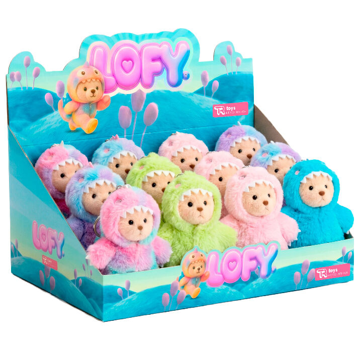 Muñeco llavero peluche Oso Lofy 17cm surtido_0