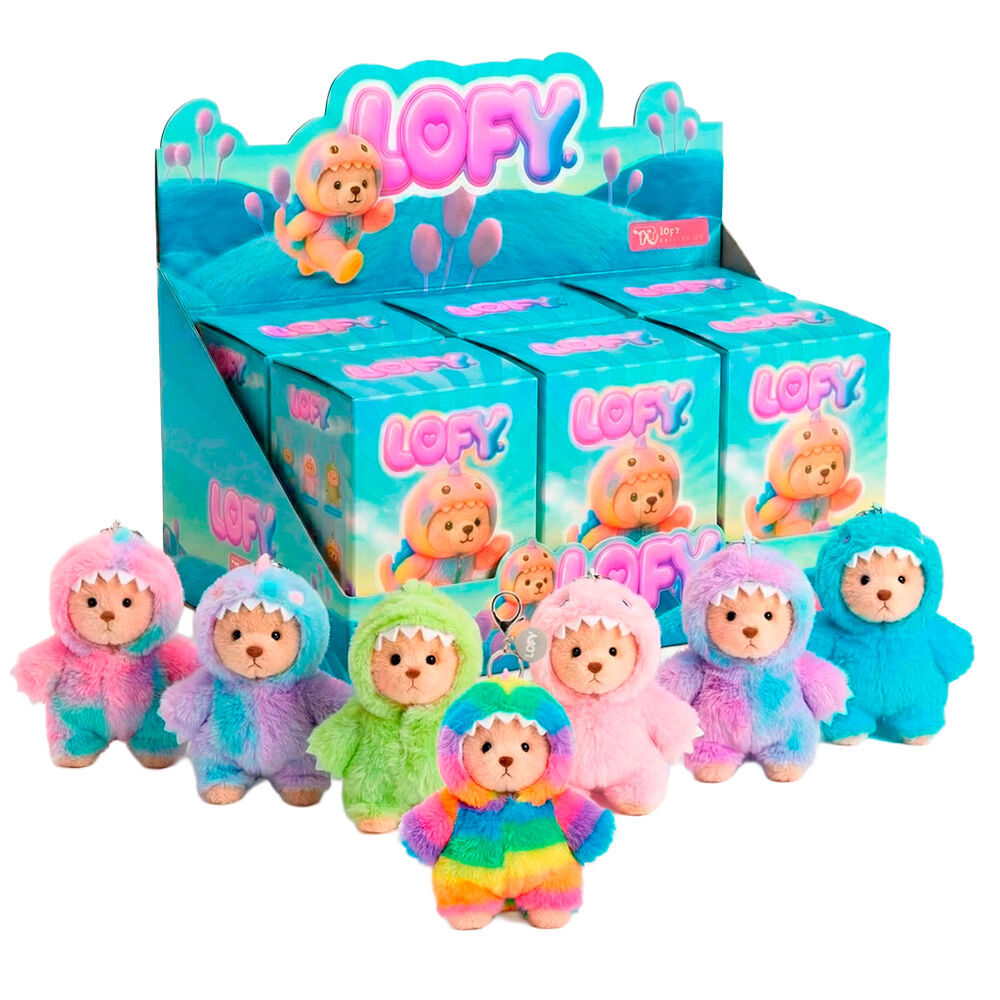 Muñeco llavero peluche sorpresa Blind Box Oso Lofy 17cm surtido_0
