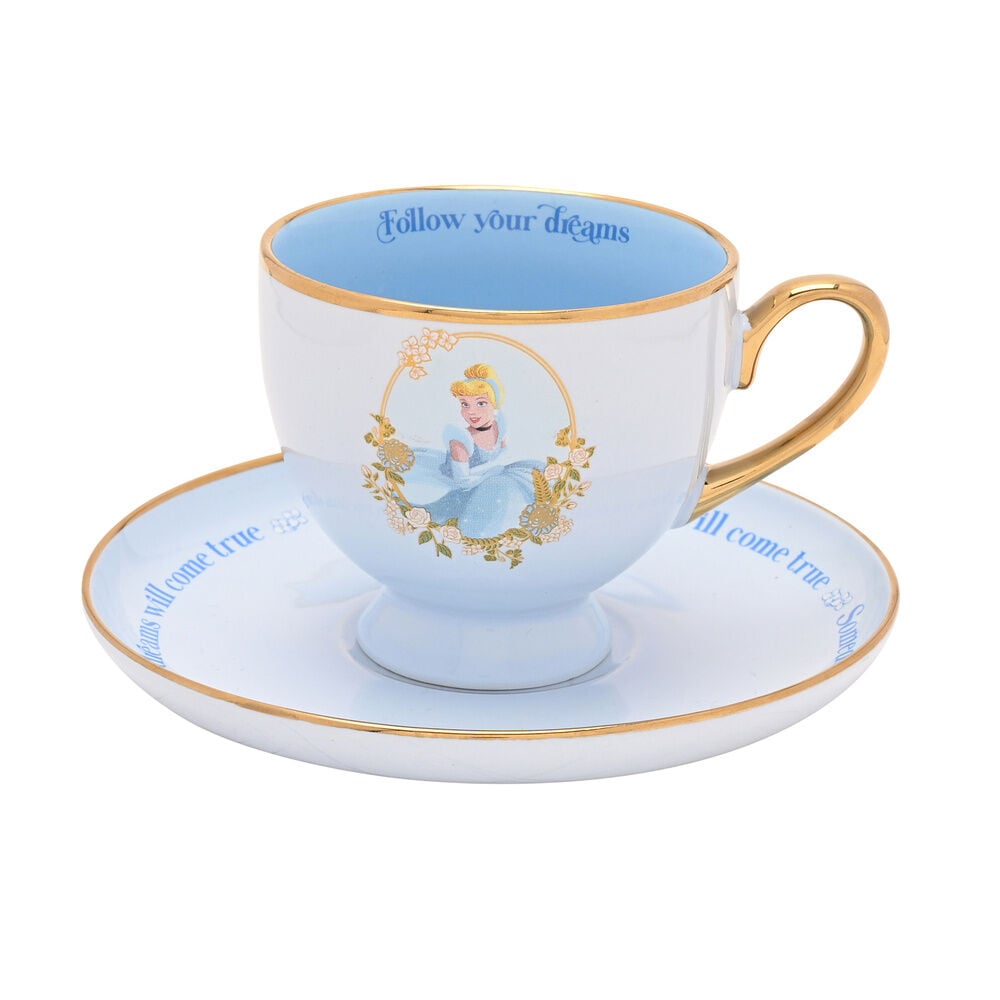 Taza te y platillo Cenicienta Princesas Disney_0