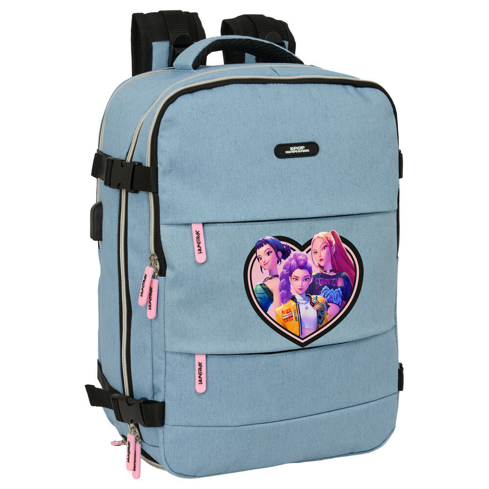 Mochila viaje cabina Huntrix Kpop Demon Hunters 44cm_0