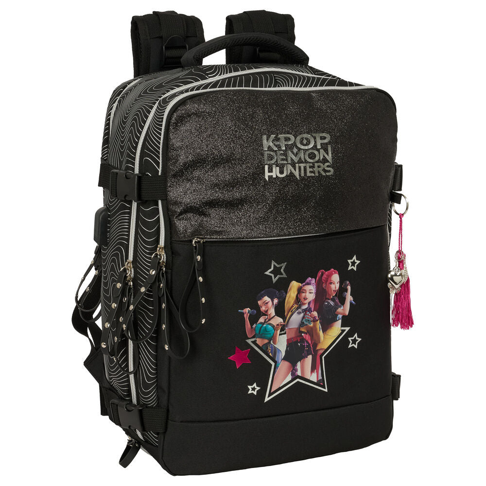 Mochila viaje cabina Energy Kpop Demon Hunters 44cm_0