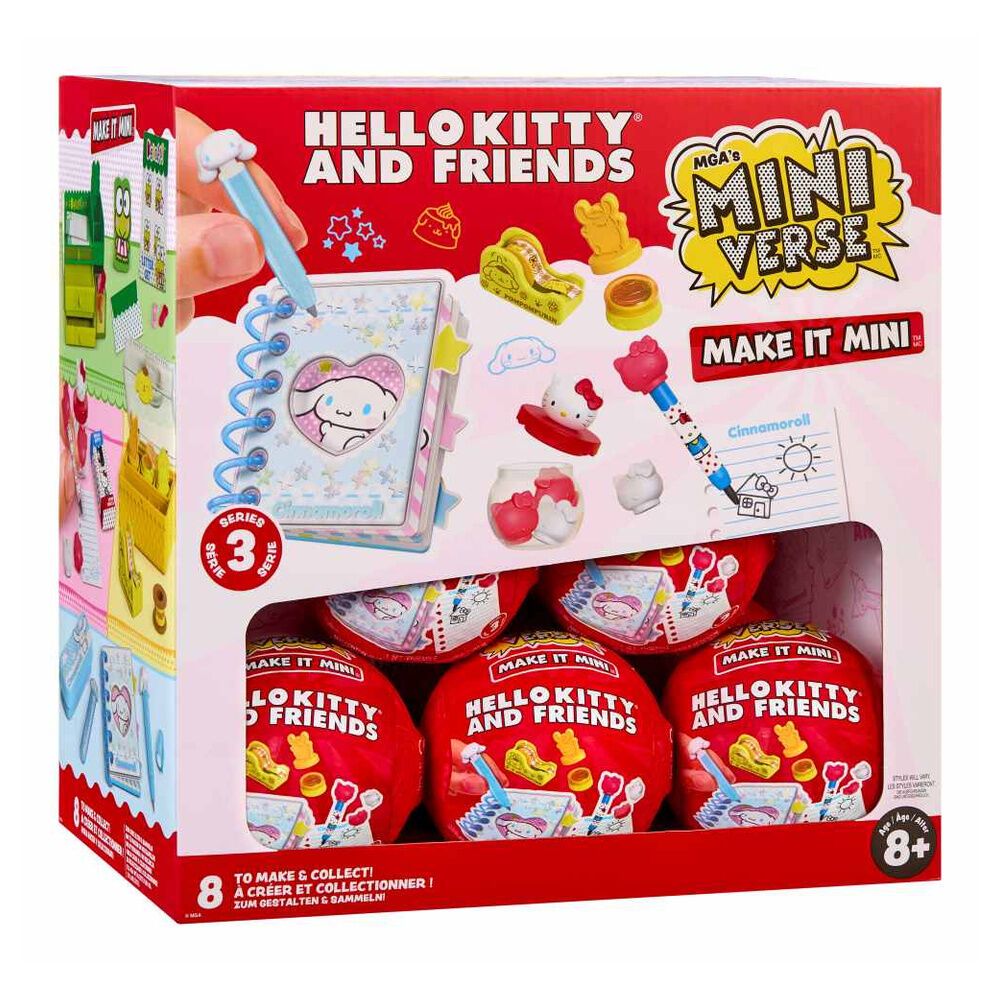 Capsula sorpresa Miniverse Make It Mini Hello Kitty series 3 surtido_0