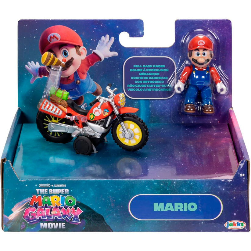 Figura + vehiculo Super Mario Galaxy Movie Super Mario Bros_0