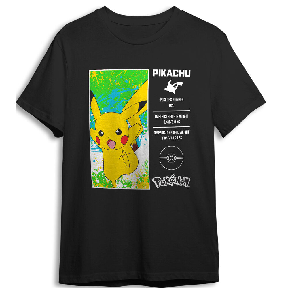 Camiseta Pikachu Pokemon infantil_0