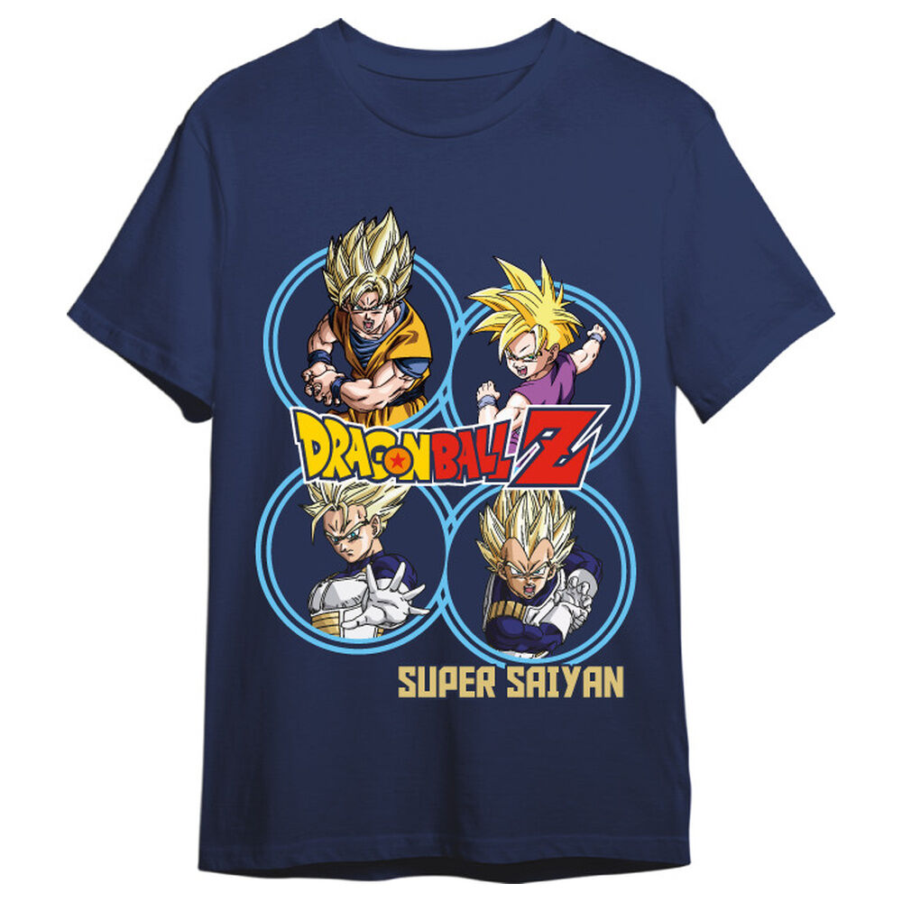 Camiseta Super Saiyans Dragon Ball Z adulto_0