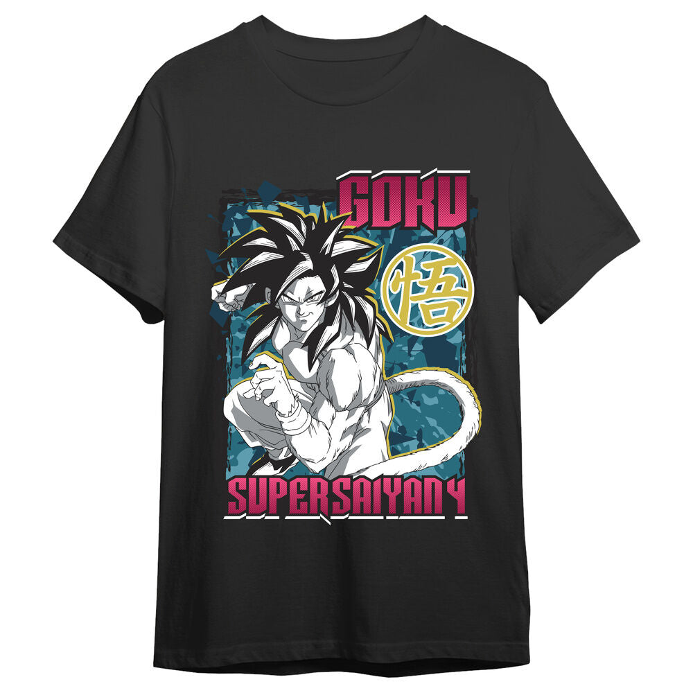 Camiseta Goku Super Saiyan 4 Dragon Ball GT adulto_0