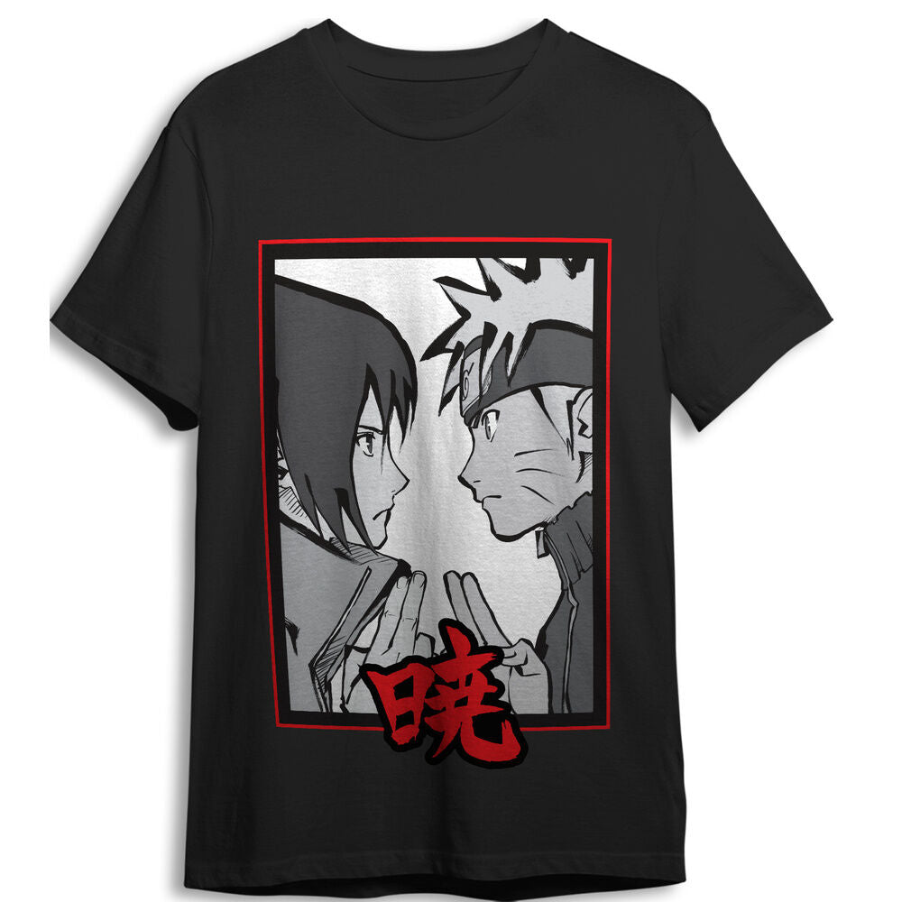 Camiseta Face to Face Naruto Shippuden adulto_0