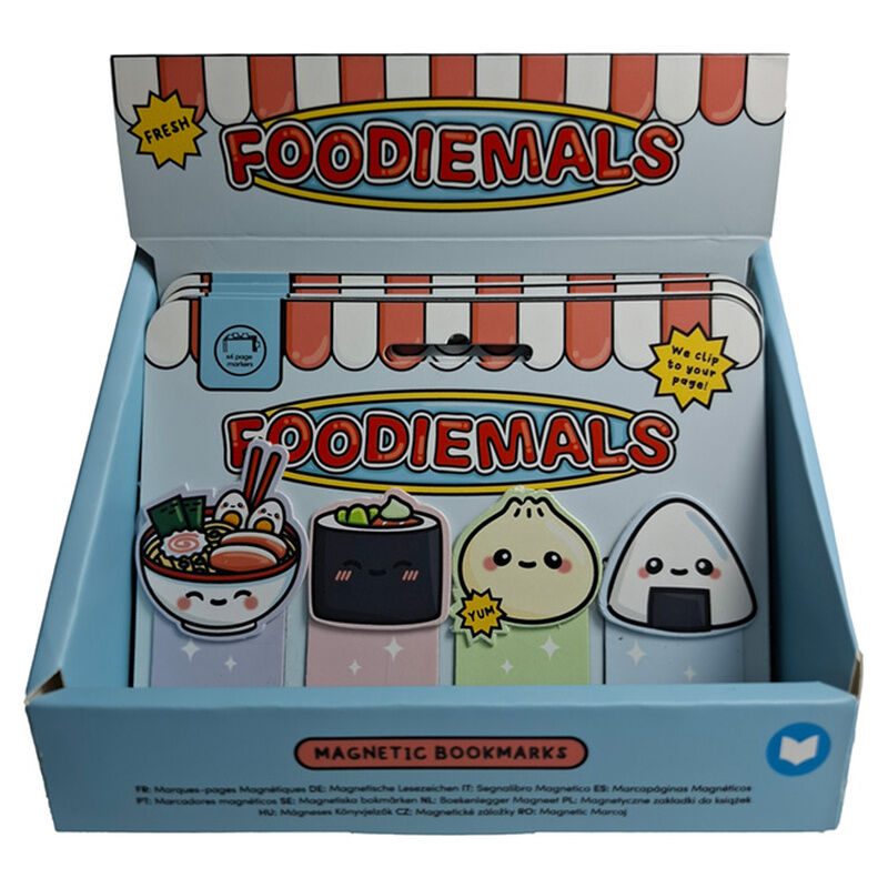 Set marcapaginas Magnéticos Ramen y Sushi Foodiemals_0