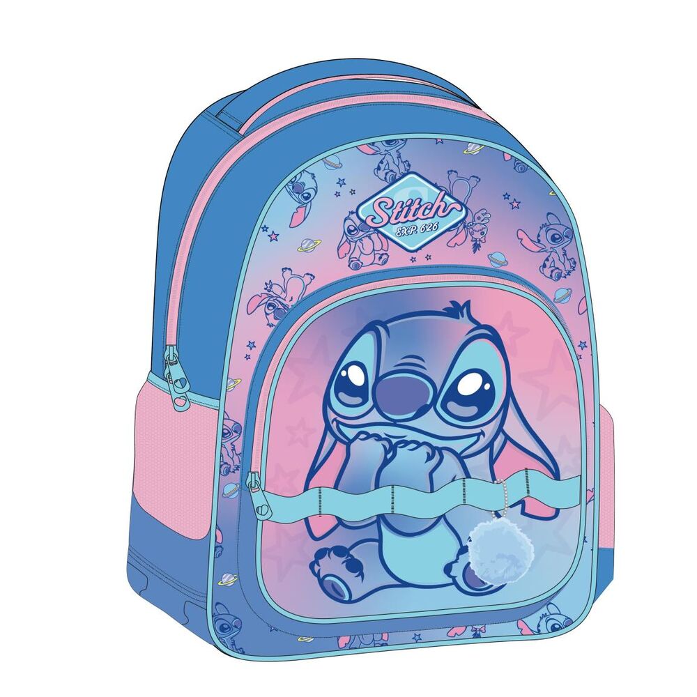 Mochila Stitch Disney 42cm adaptable_0