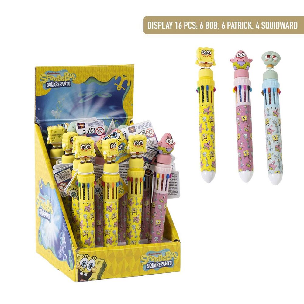 Boligrafo colores Bob Esponja surtido_0